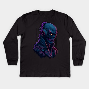 Cyborg 2099 Kids Long Sleeve T-Shirt